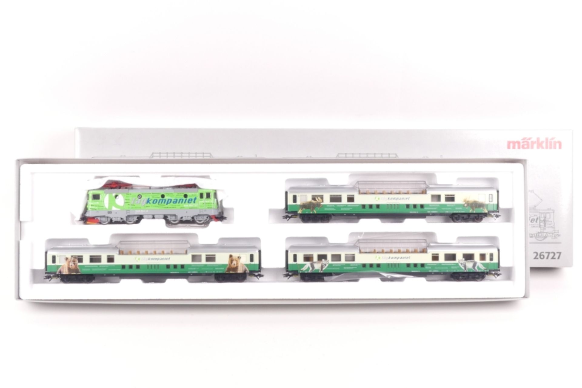 Märklin 26727, Ausflugszug 'Tiere des Nordens' der TKAB, Elektrolok "RC2 13", fx-Digital-*-Technik