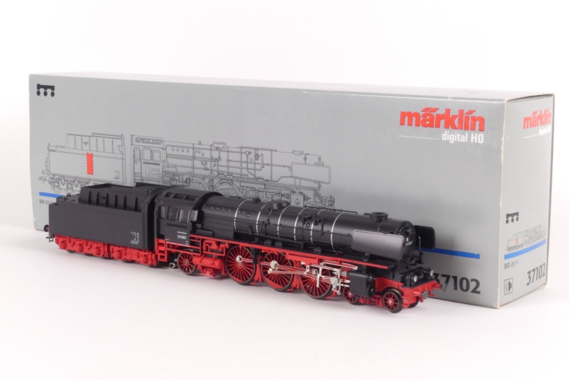 Märklin 37102, Dampflok "01 1087" der Bundesbahn, Digital-*-Technik, Sound, sehr gut erhalten, ORK