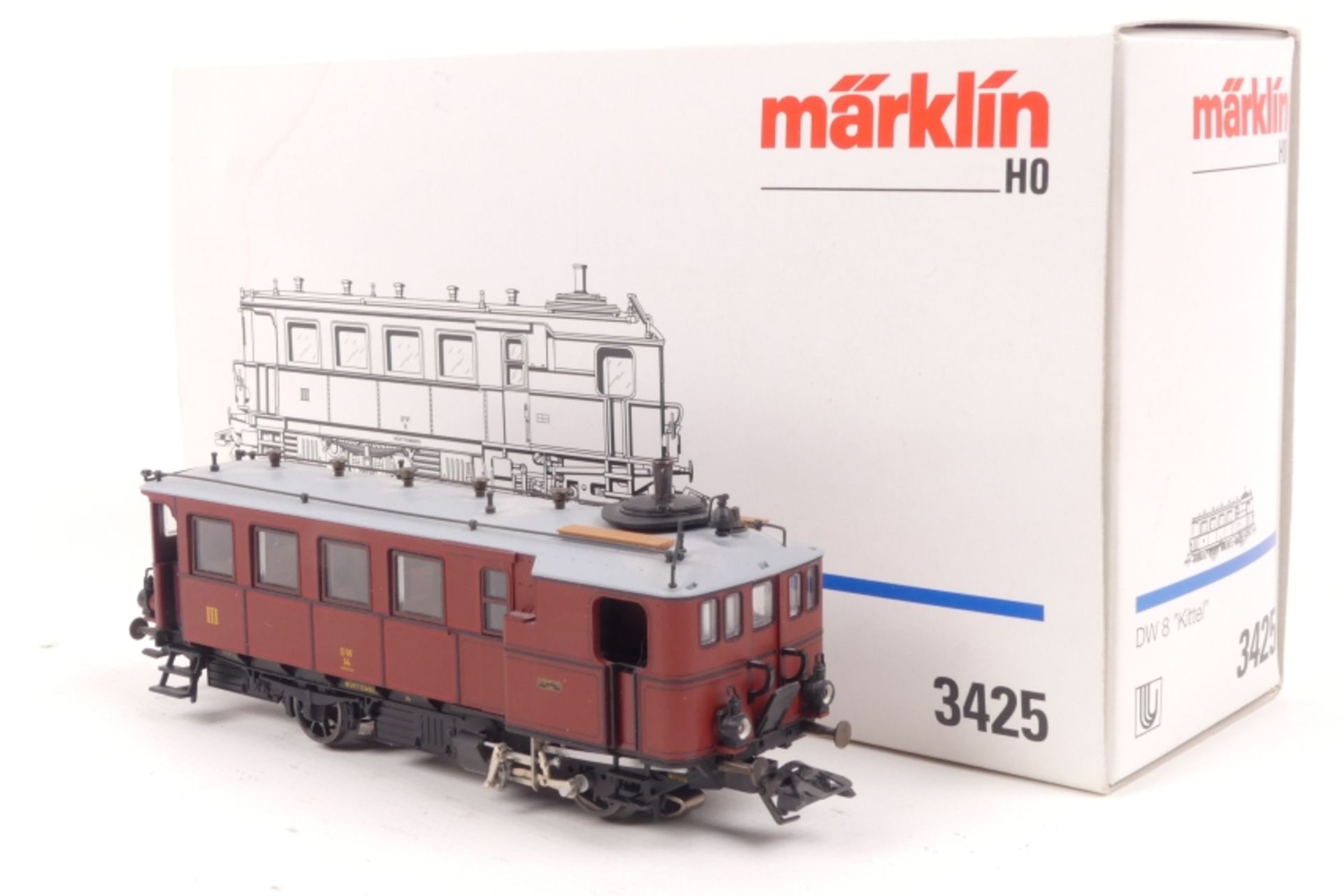 Märklin 3425, Kittel-Dampftriebwagen "DW 14", Räder drehen sich nicht, wahrscheinlich verharzt, e