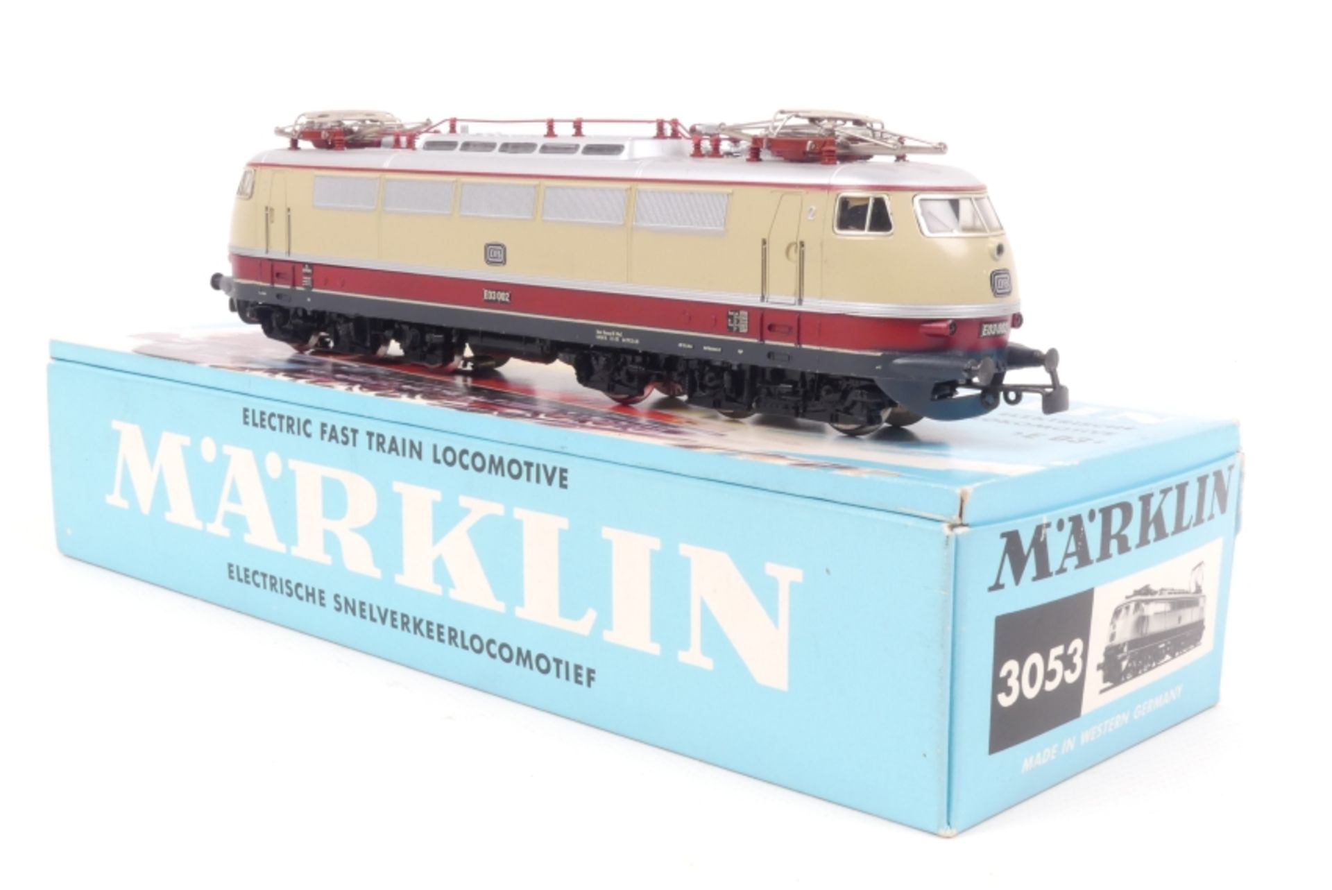 Märklin 3053, Elektrolok "E 03 002" der DB, einreihige Lüftungsgitter, vermutlich verharzt, sonst