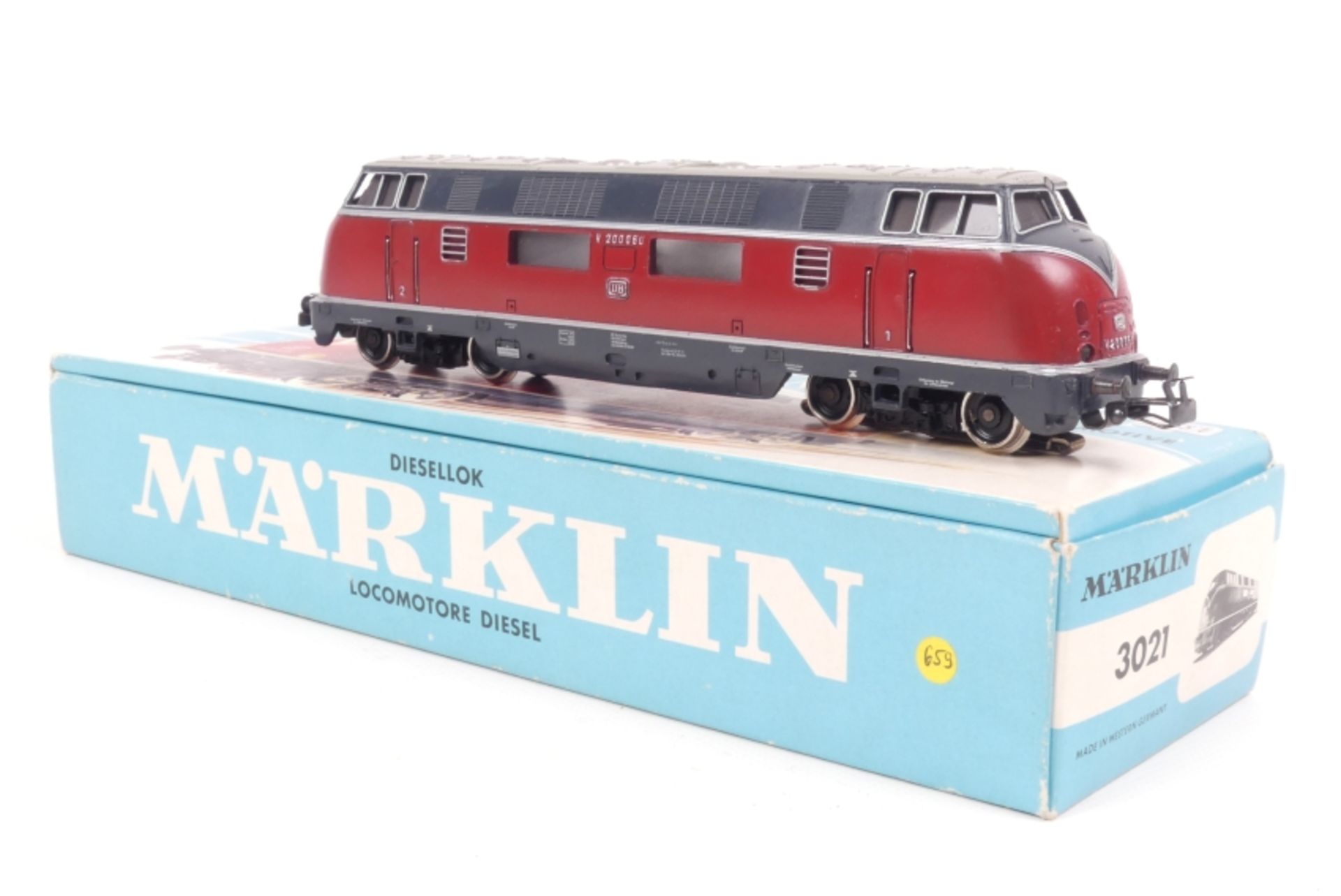 Märklin 3021, Diesellok `V 200060´ der DB, Gebrauchsspuren, ORK geklebt