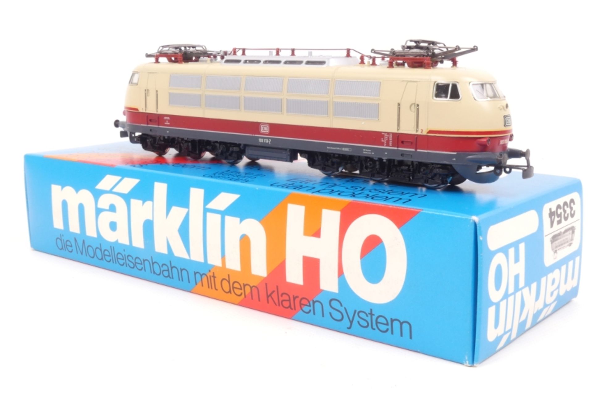 Märklin 3354, Elektrolok "103 113-7" der DB, Räder fest, vermutlich verharzt, sehr gut erhalten,