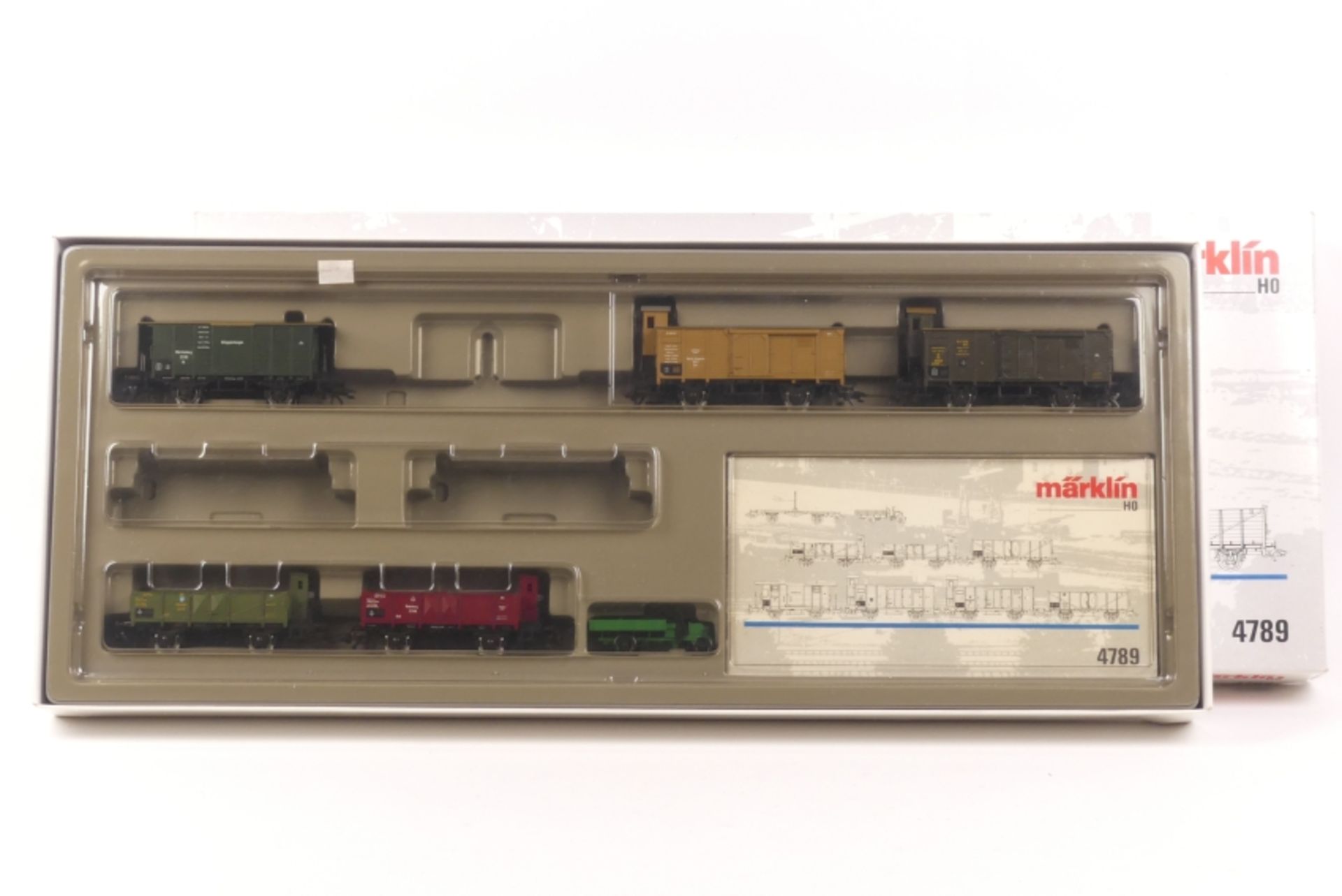 Märklin 4789 Wagen-Set "Deutsche Staatsbahn", unvollständig, drei Wagen fehlen, sehr gut erhalten