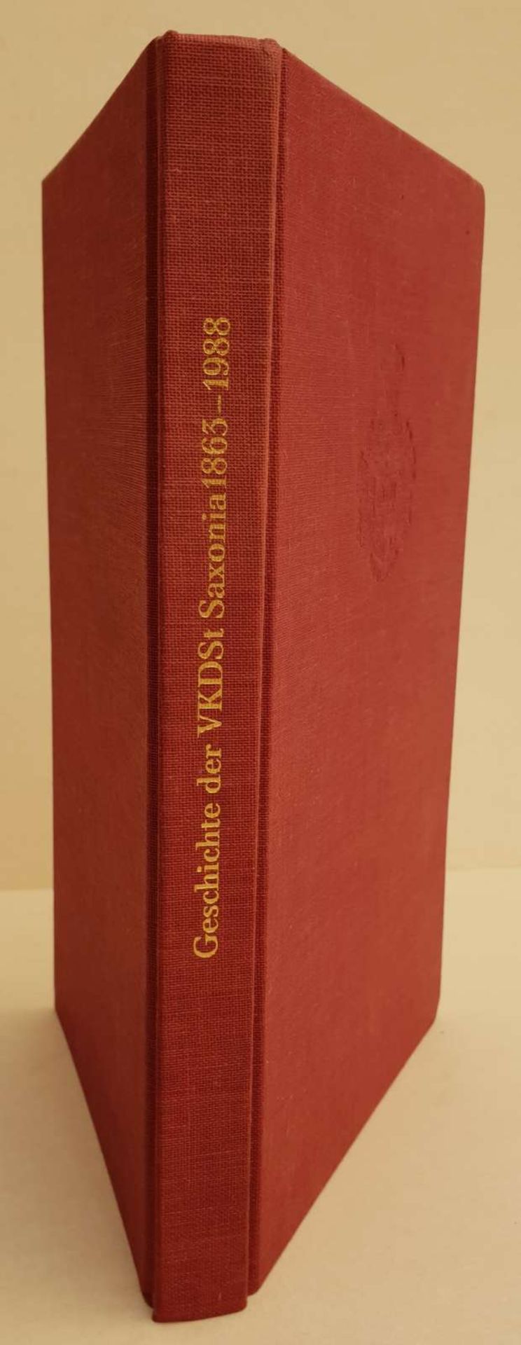 VOGEL, Dr. Jörgen, Hrg, Geschichte der VKDSt Saxonia, 1863-1988, EA, 1988, Lippstadt, 236 S, zahlr