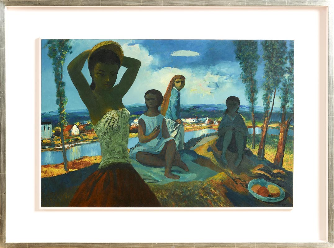 Daniel O'Neill (1920-1974) Summer oil on board signed lower right 61 x 91.40cm (24 x 36in) Bonham's, - Image 2 of 7