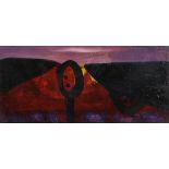 Martin Finnin (b.1968) Good Friday (1998) oil on canvas laid on board signed lower left 35½ x 77½
