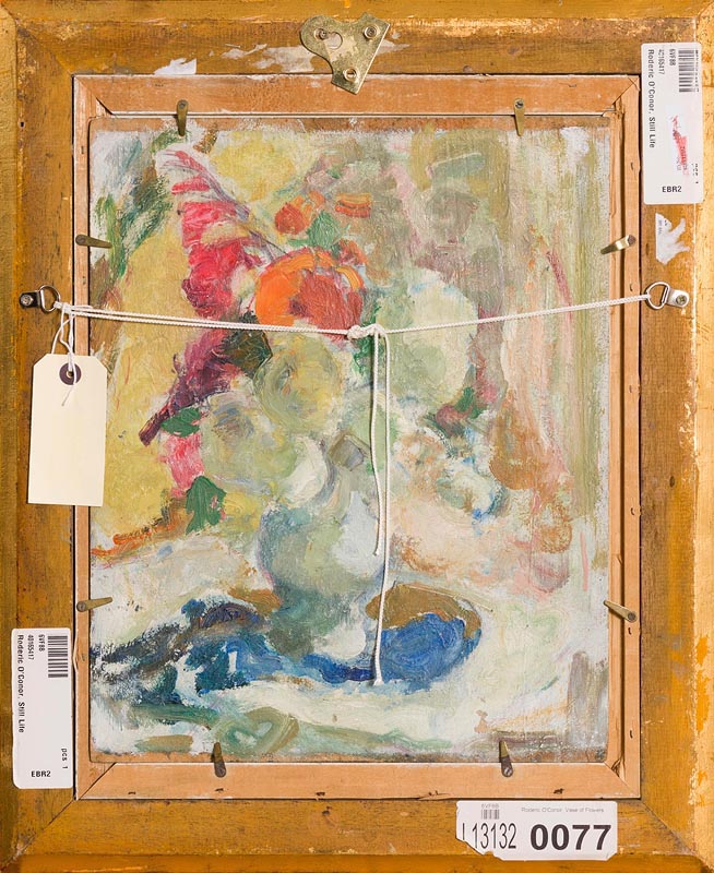 Roderic O'Conor RHA (1860-1940) Still Life with Flowers oil on board stamped lower right atelier O' - Image 7 of 8