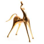 Sandra Bell RHA (b.1954) Centaur polished bronze - number 1 from an edition of 8 signed and numbered