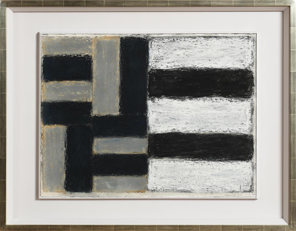 Sean Scully (b.1945) 9.2.89 (1989) pastel on paper signed and dated 'Sean Scully 9.2.89' lower right - Image 2 of 6