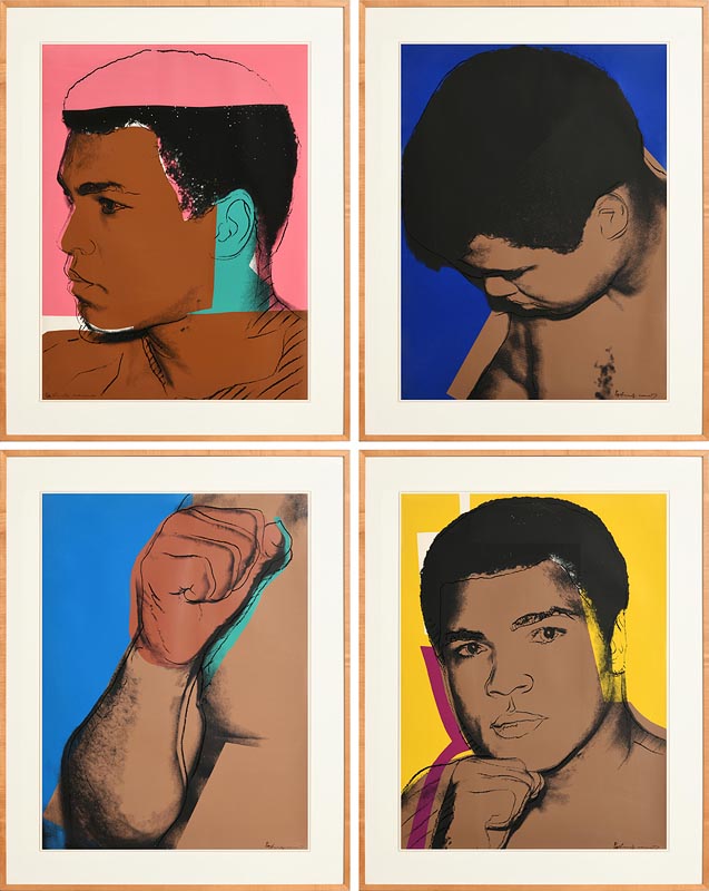 Andy Warhol (1928-1987) American Muhammad Ali (1978) (F. & S. II.179-182) portfolio of 4 - Image 2 of 10