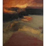 Hughie O'Donoghue RA (b.1953) Red Earth VI (1995) oil on canvas signed and dated 1995 verso 218½ x