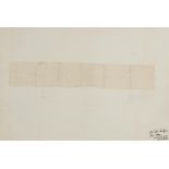 Sol LeWitt (1928-2007) American Six Part Drawing pen and marker ink on paper signed, inscribed and