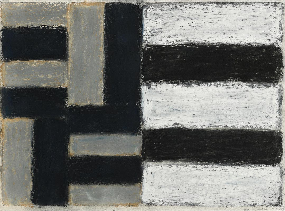 Sean Scully (b.1945) 9.2.89 (1989) pastel on paper signed and dated 'Sean Scully 9.2.89' lower right