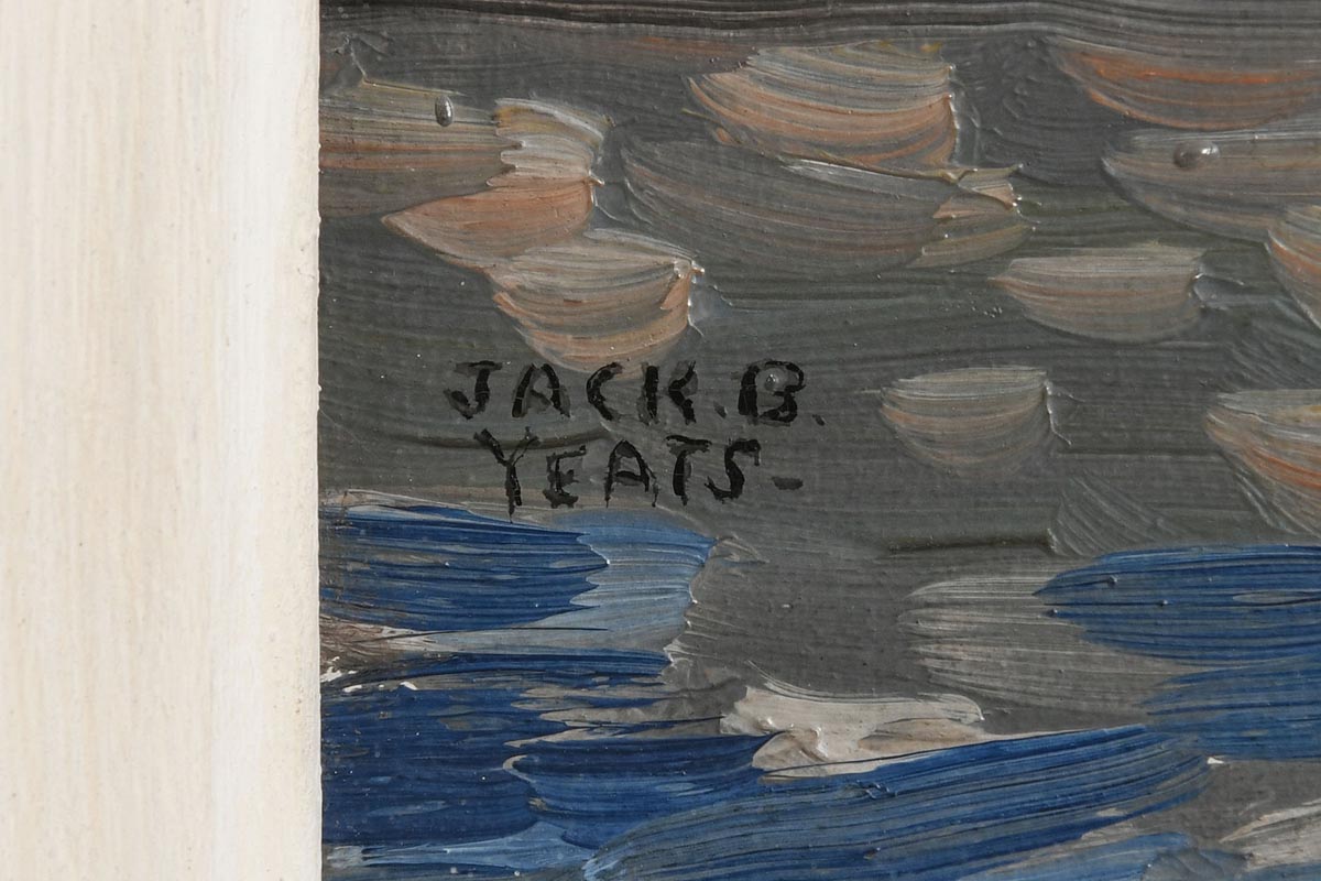 Jack Butler Yeats RHA (1871-1957) A Hooker and a Nobbie (1911) oil on board signed lower left and - Image 4 of 8