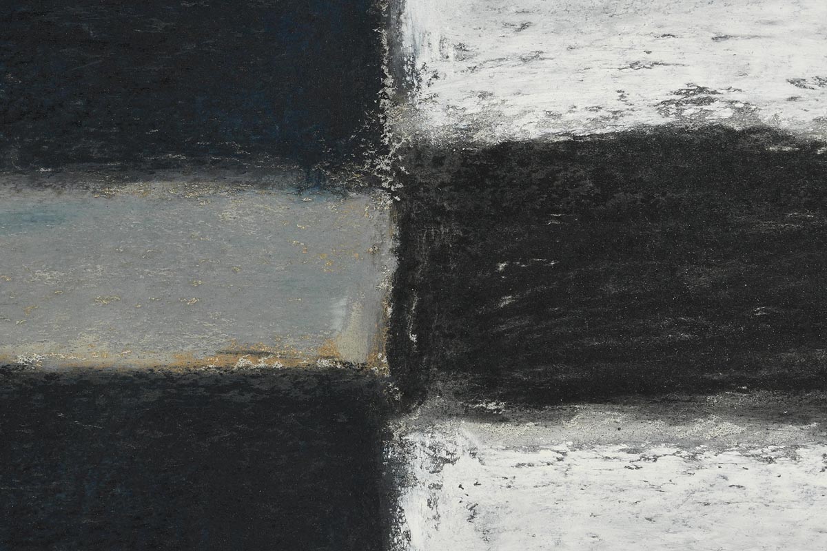 Sean Scully (b.1945) 9.2.89 (1989) pastel on paper signed and dated 'Sean Scully 9.2.89' lower right - Image 6 of 6