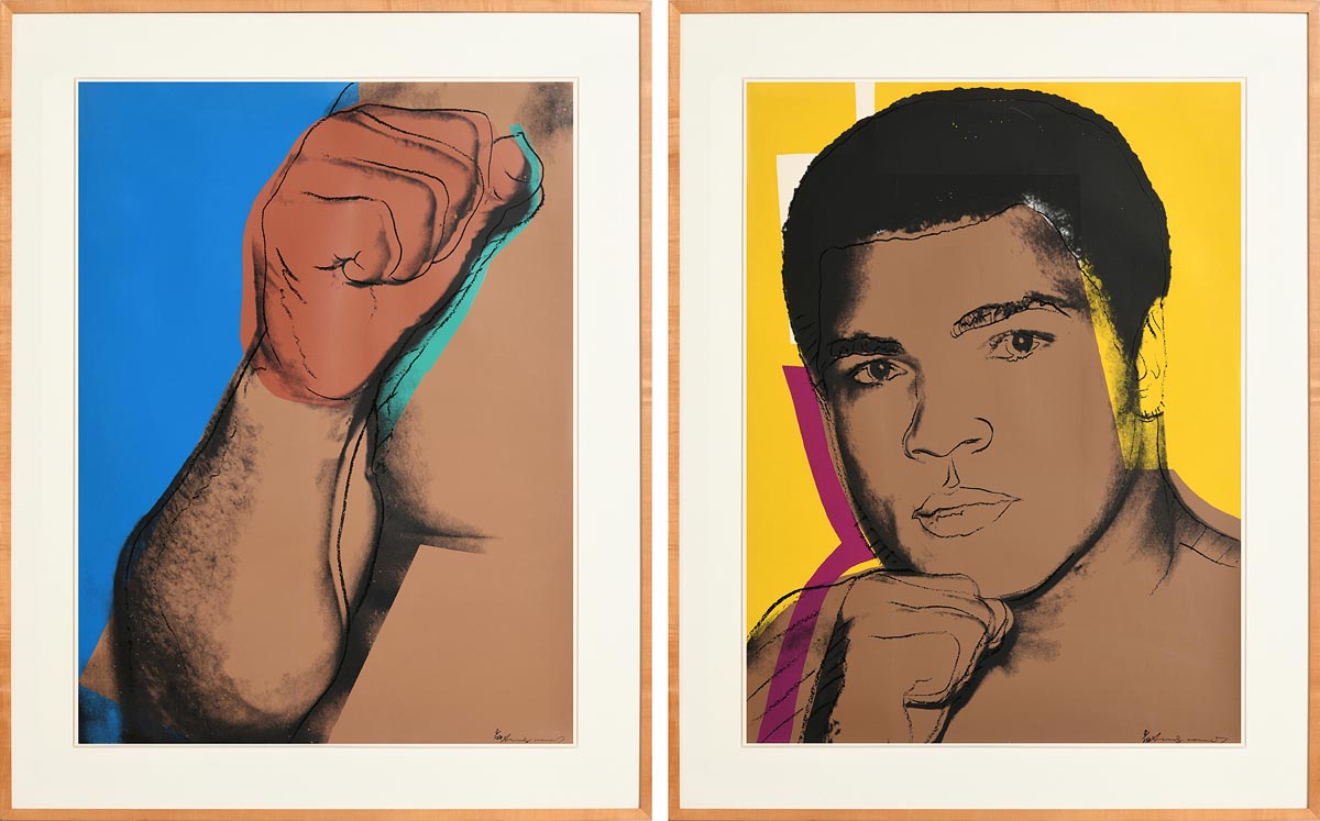 Andy Warhol (1928-1987) American Muhammad Ali (1978) (F. & S. II.179-182) portfolio of 4 - Image 7 of 10