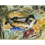 Norah Allison McGuinness HRHA (1901-1980) Spring Lake, Co. Wicklow (1944) watercolour signed and