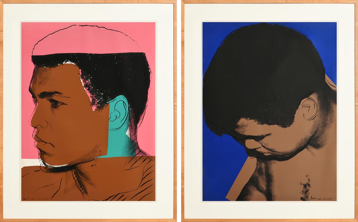 Andy Warhol (1928-1987) American Muhammad Ali (1978) (F. & S. II.179-182) portfolio of 4 - Image 6 of 10