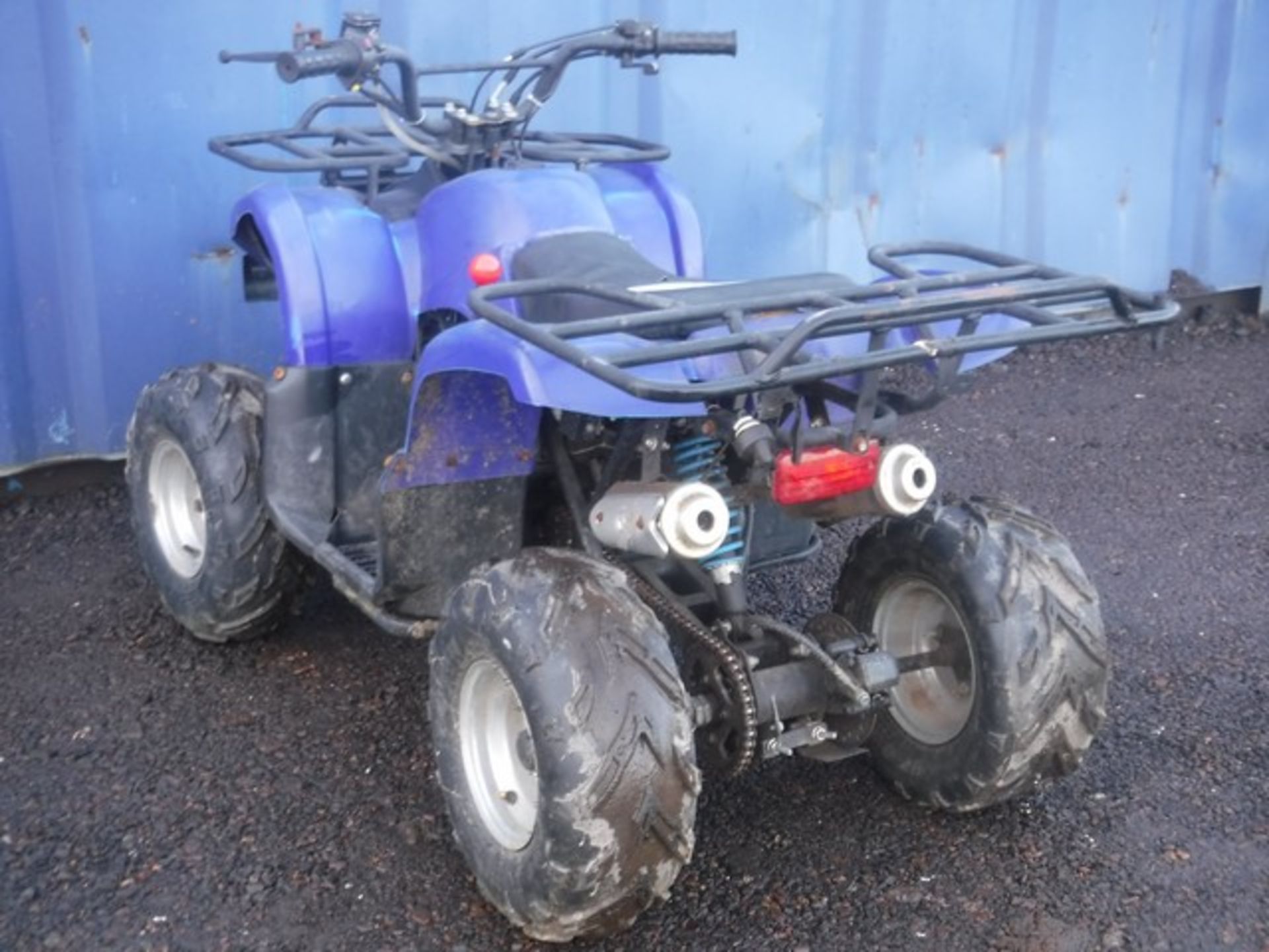 KIDS QUAD BIKE 125cc - BLUE - Image 11 of 15