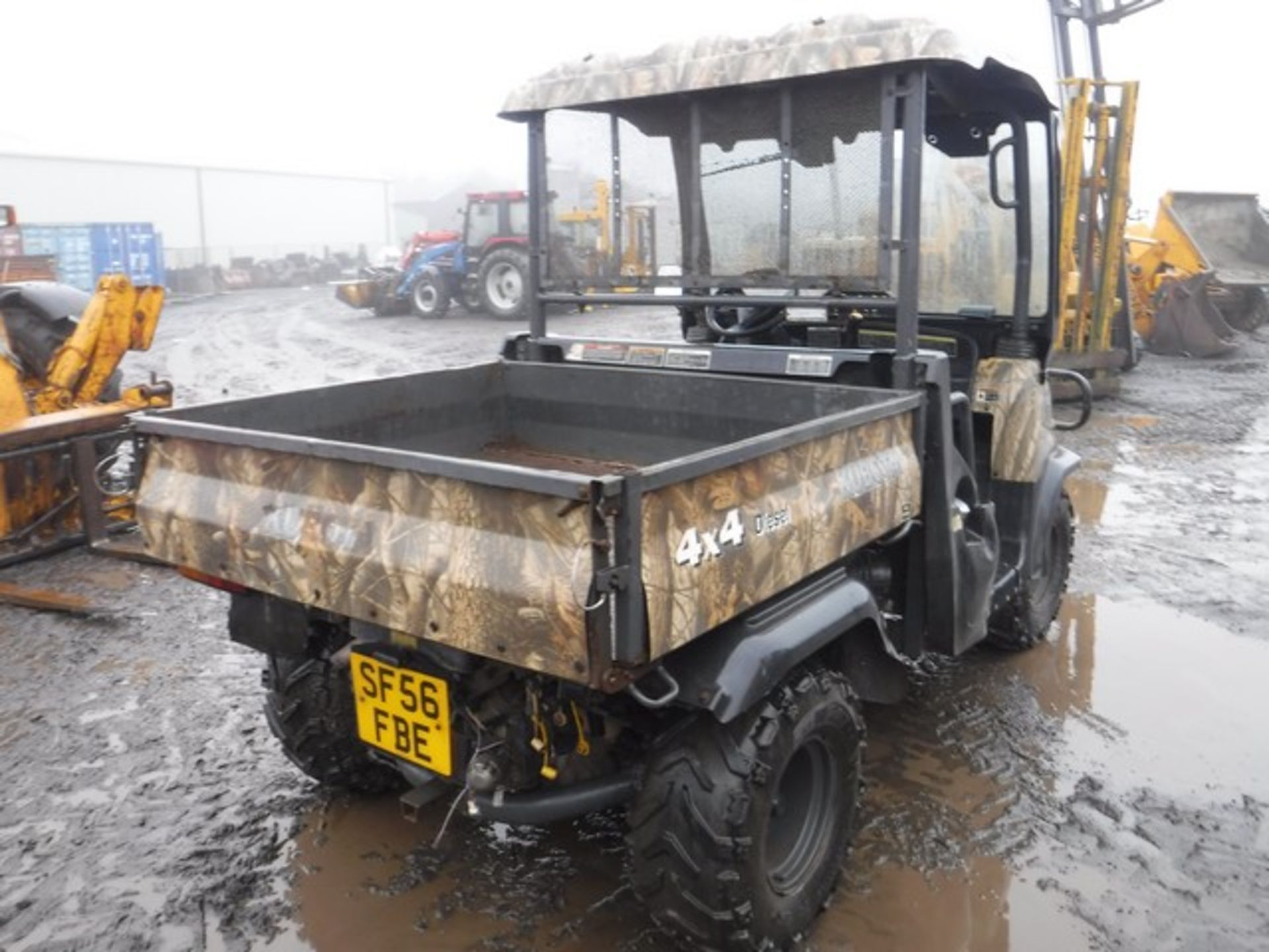 KUBOTA 4X4 DIESEL - 4691hrs (NOT VERIFIED) REG - SF56FBE - Image 12 of 17