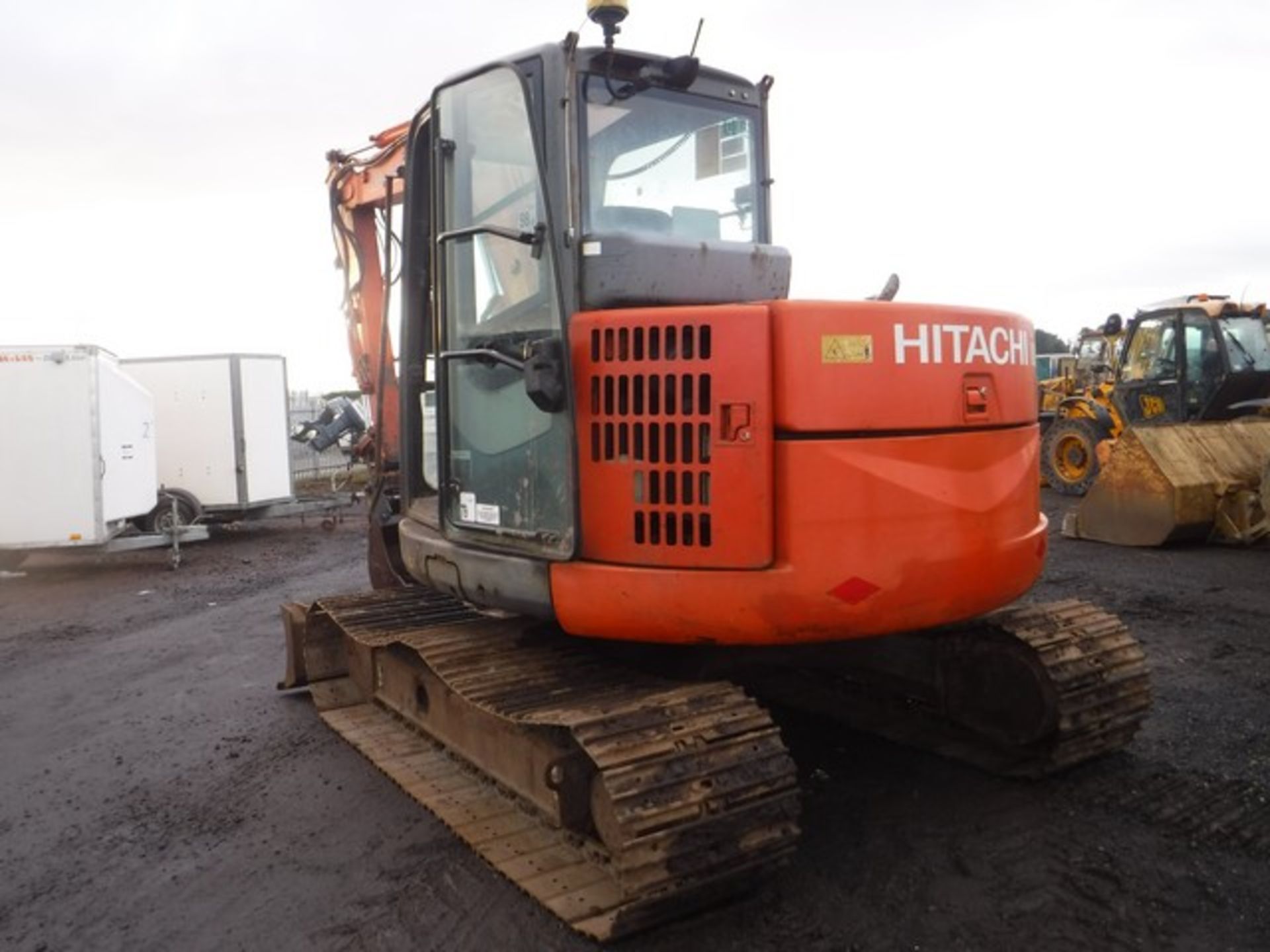 2009 HITACHI 360 EXCAVATOR ZAXIS 85 C/W 3 BUCKETS AND QUICK HITCH 6441HRS (NOT VERIFIED) - Image 15 of 27