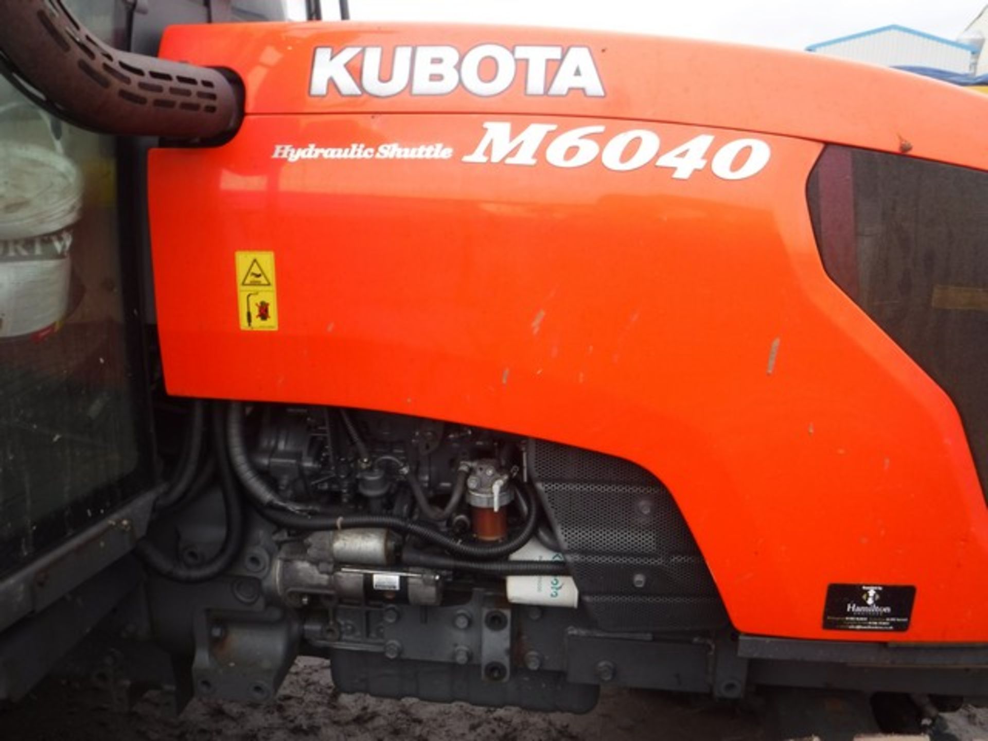 2013 KUBOTA M6040H-C AAGRIC TRACTOR REG - SF13EYJ - 6828HRS - Image 6 of 21