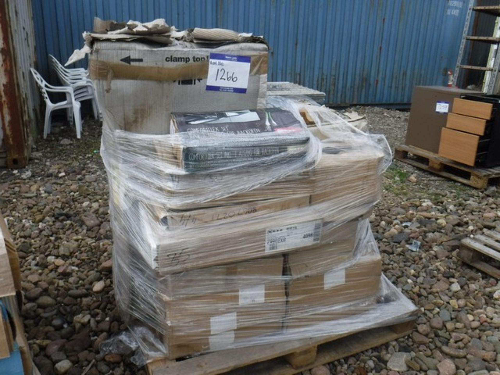 FILING CABINETS x 4 COOKER HOODS AND OVER ACCESSORIES PALLET OF BATHS, ONE OF WITH PLINTH x3 - Image 6 of 9