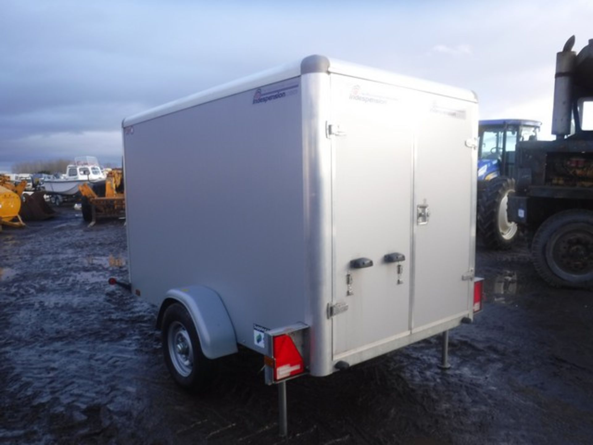 BOX TRAILER 8FTx5FT SINGLE AXLE - NO KEY ASSET NO. - 758-S504 - Image 12 of 14