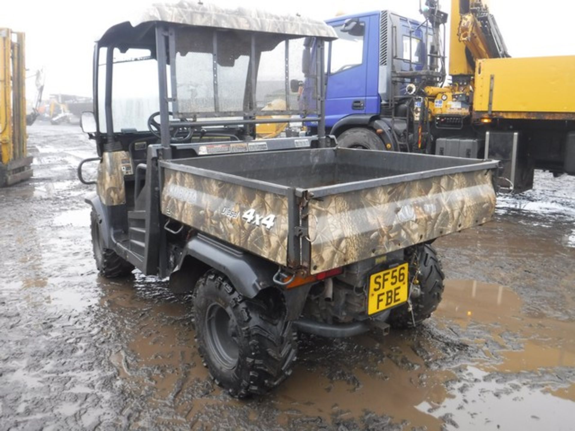 KUBOTA 4X4 DIESEL - 4691hrs (NOT VERIFIED) REG - SF56FBE - Image 16 of 17