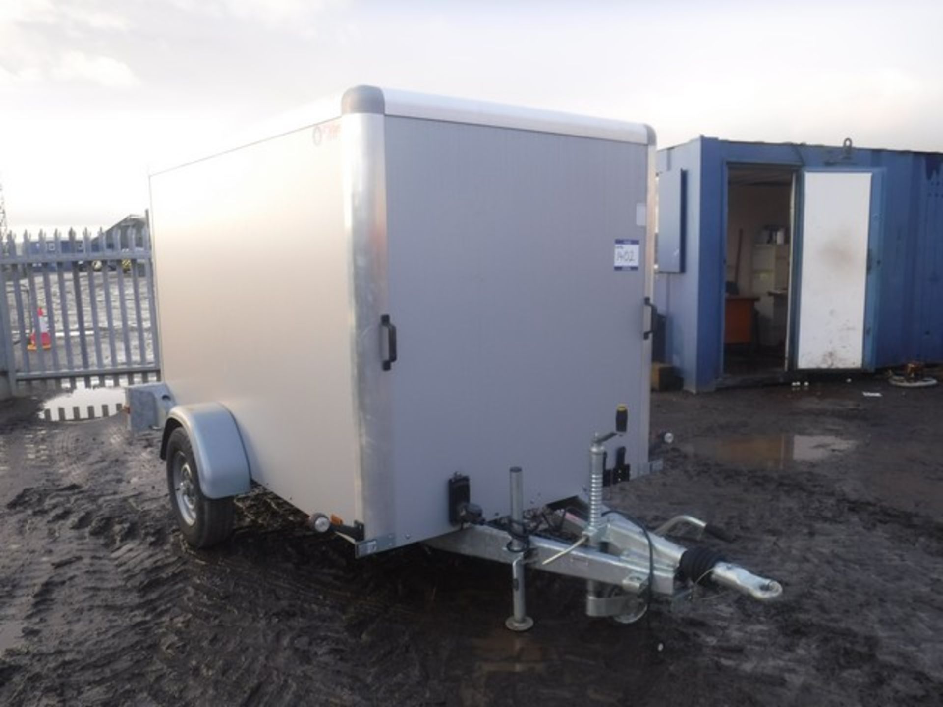 BOX TRAILER 8FTx5FT SINGLE AXLE - NO KEY ASSET NO. - 758-S504 - Image 4 of 14