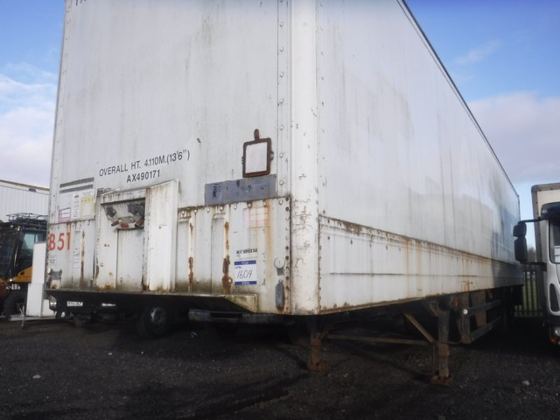 MONTRACON 2 AXLE BOX TRAILER 40x8FT SN - DV60137 - Image 9 of 17