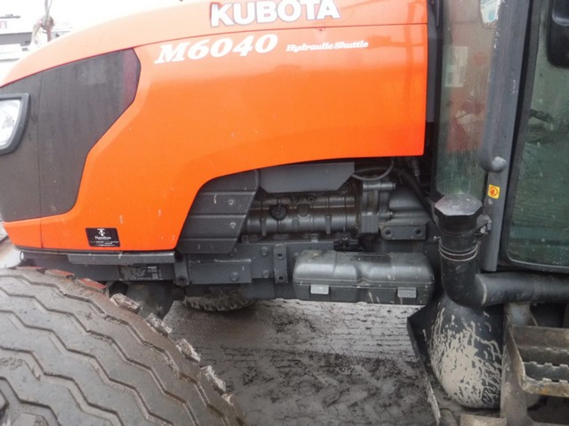 2013 KUBOTA M6040H-C AAGRIC TRACTOR REG - SF13EYJ - 6828HRS - Image 10 of 21