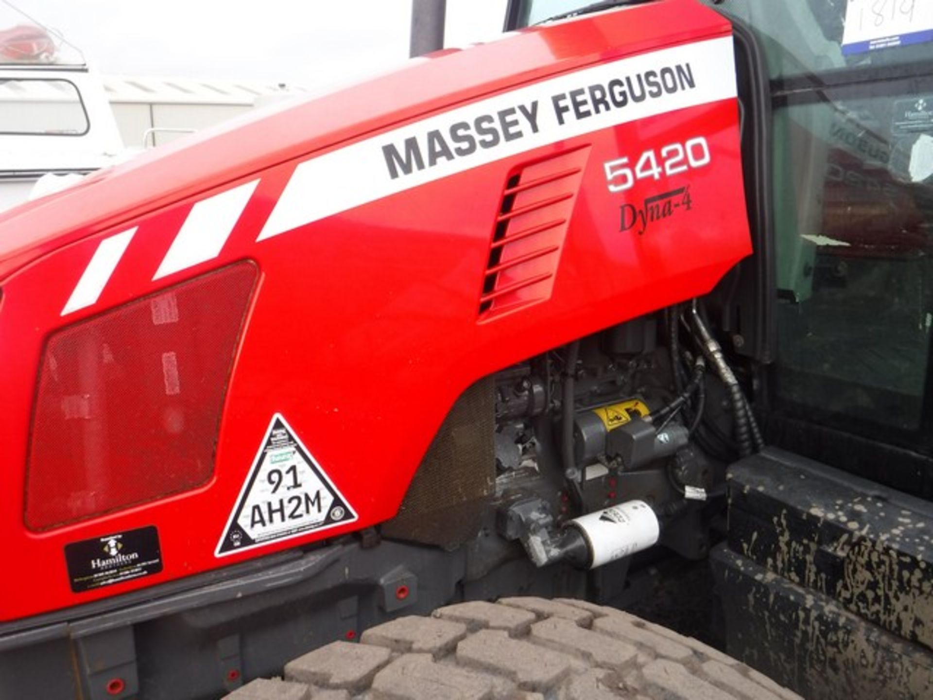 2013 MASSEY FERGUSON 5420 AGRIC TRACTOR REG - SF13HND - 4499HRS - Image 4 of 17