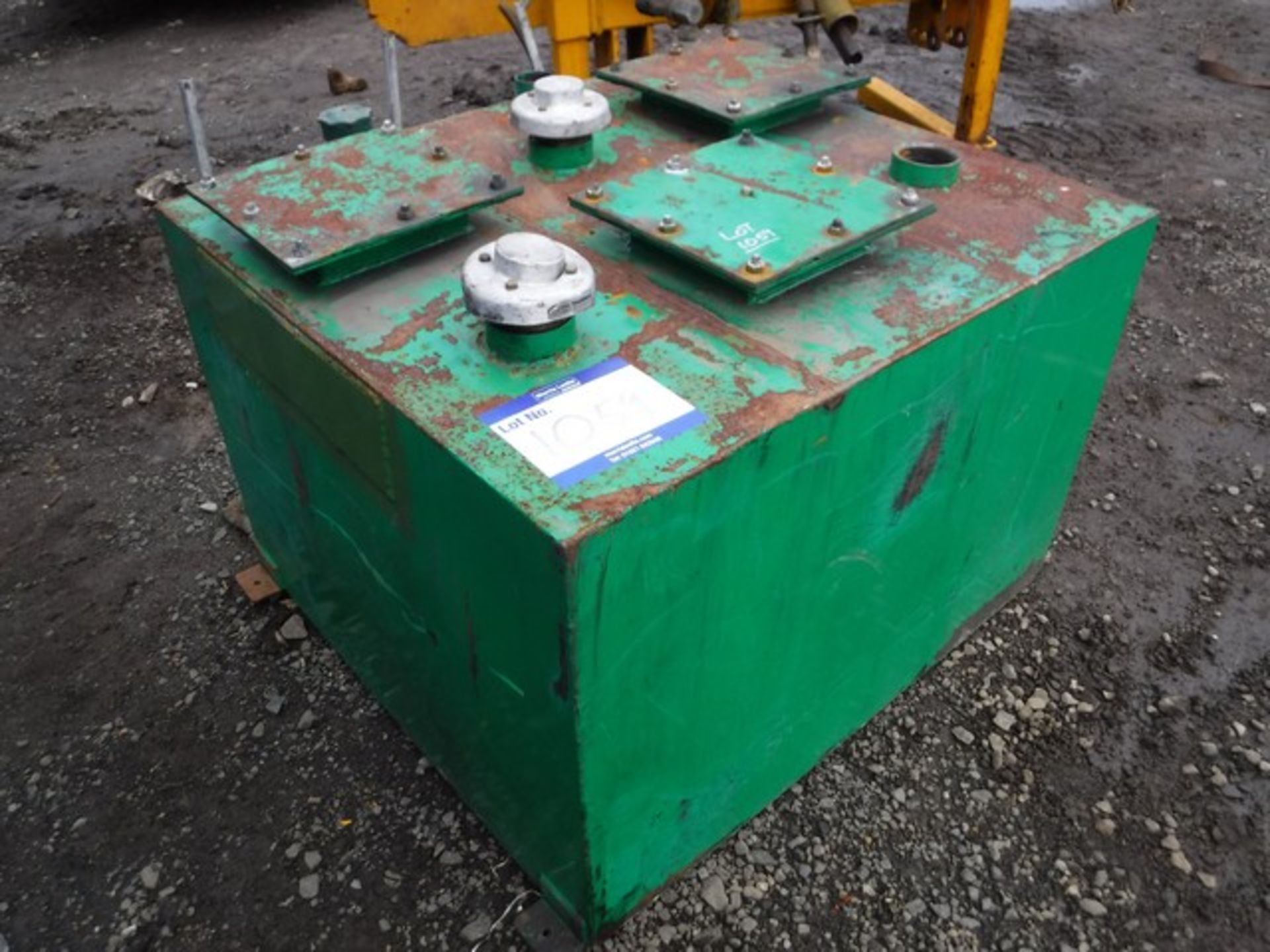 OIL TANK IN GREEN