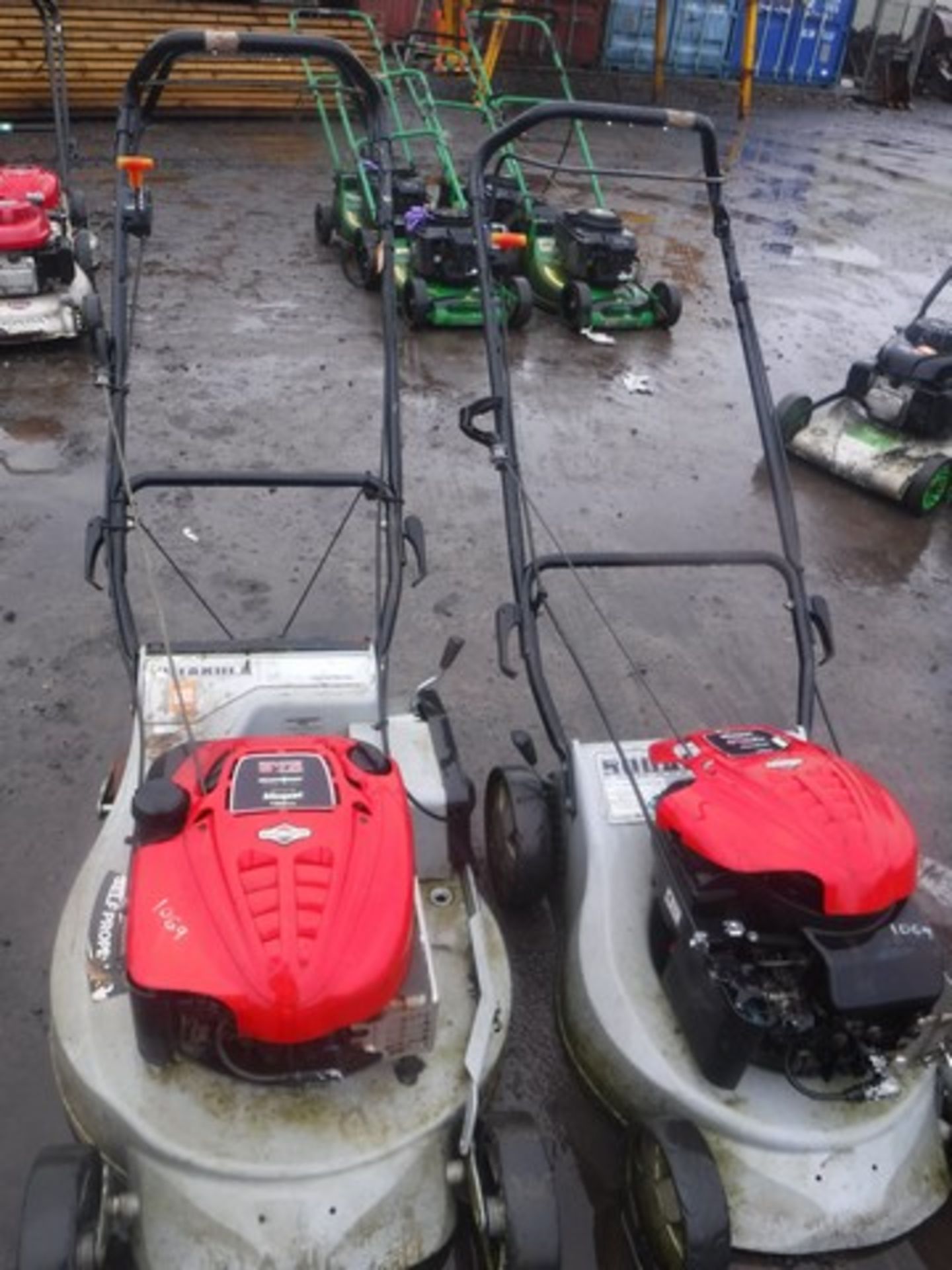 MASPORT LAWNMOWERS x4 (ROTAROLA AND 500AL) ASSET NO - CJ001 - 14165GM7