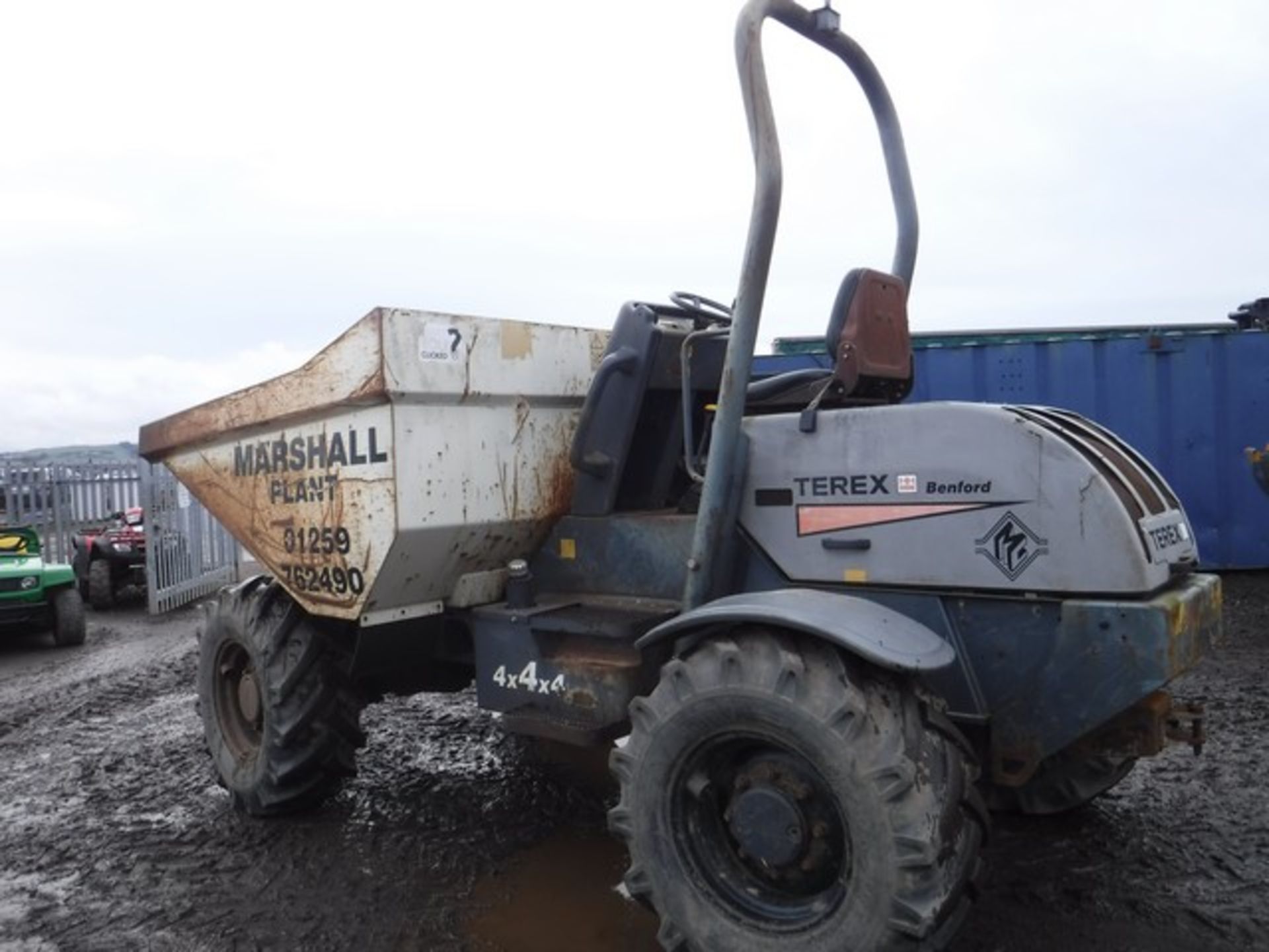 TEREX PT6 6TON STRAIGHT SKIP DUMPER SN - SLBDDN00E503FA002 - Image 3 of 6