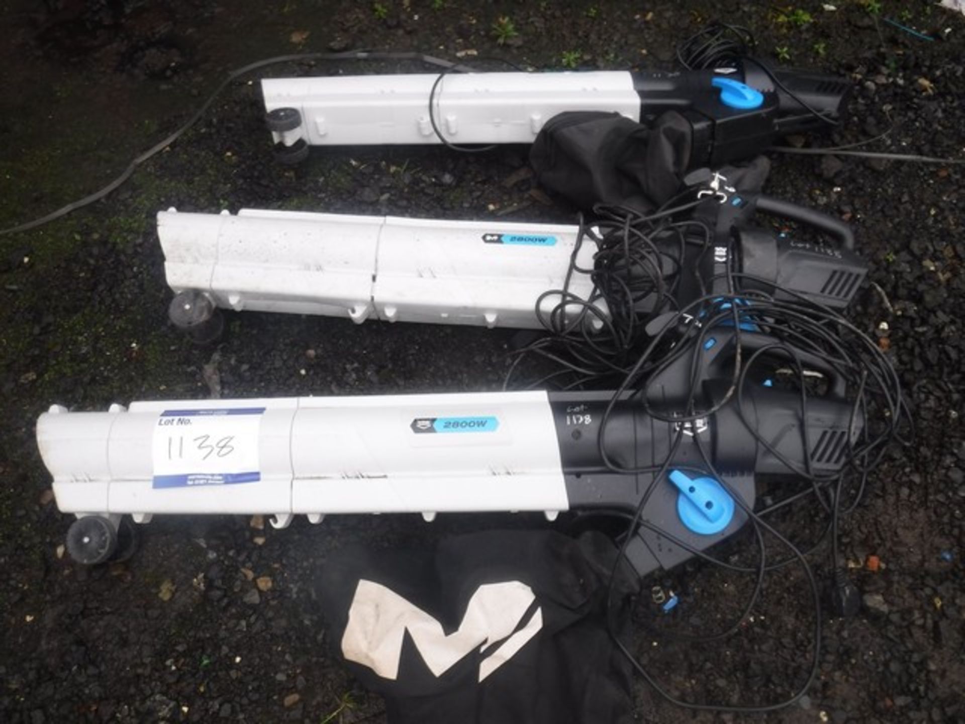 MAC ALLISTER 2800W 3IN1 BLOWER VACUUM x3