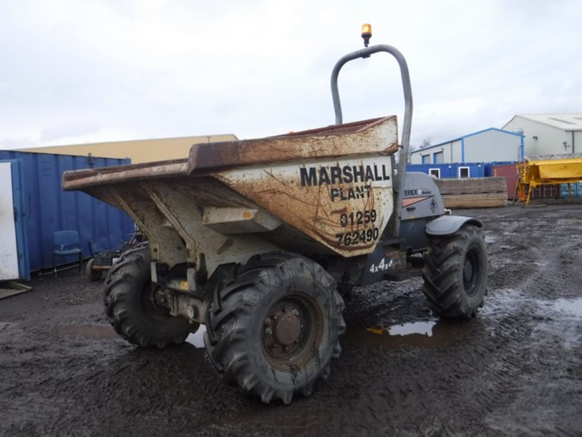 TEREX PT6 6TON STRAIGHT SKIP DUMPER SN - SLBDDN00E503FA002 - Image 6 of 6