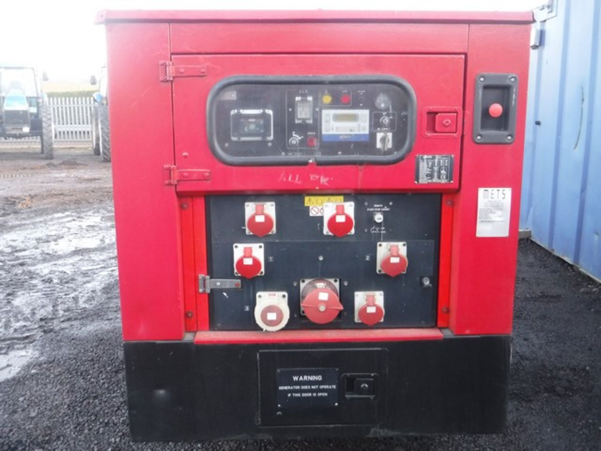 GENSET MG115SS-D GENERATOR 110KVA - 8136HRS (NOT VERIFIED) YEAR 2007