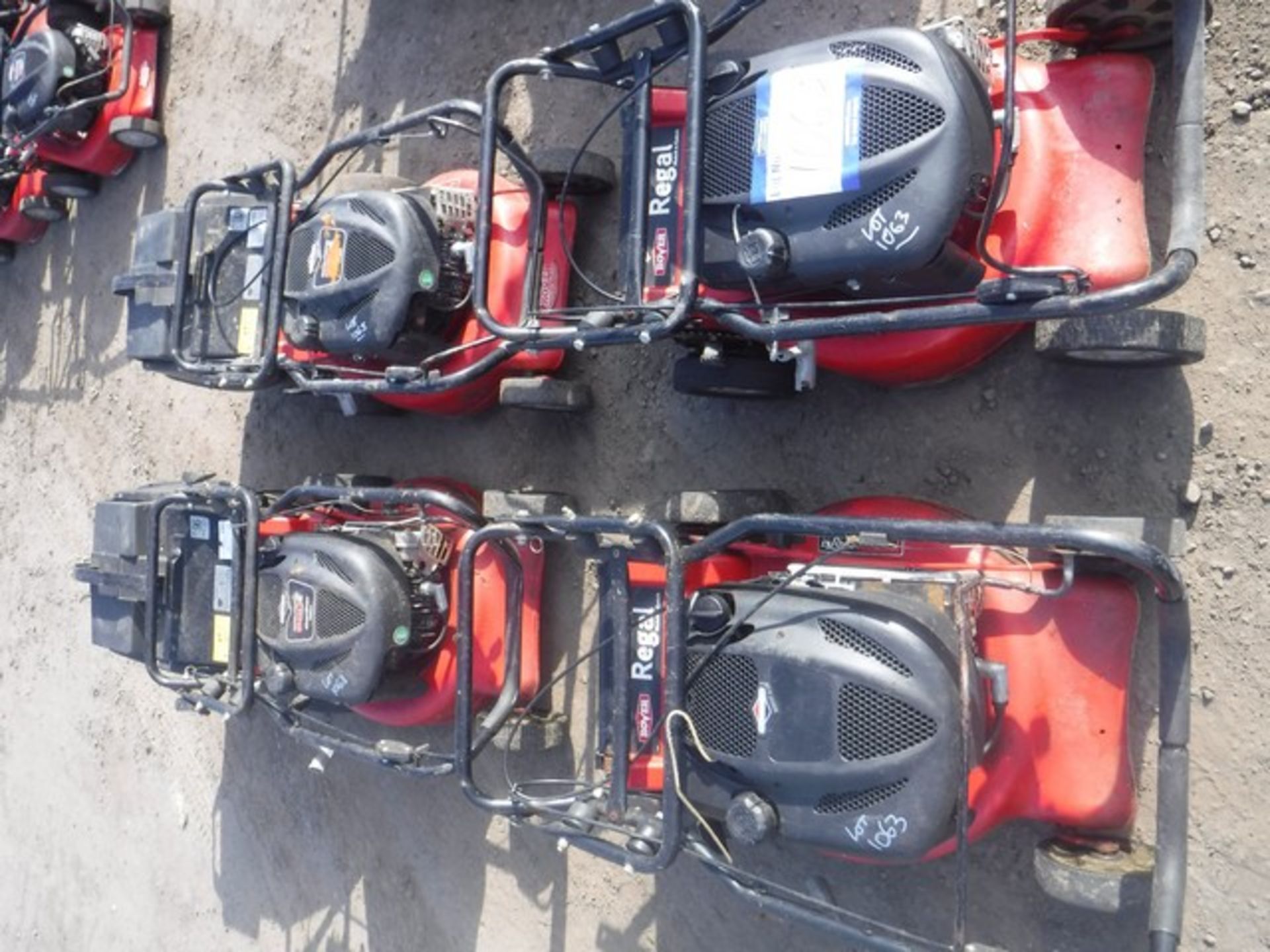 LAWNMOWERS x4 190CC 650 SERIES 2x BACK BOX ***SPARES OR REPAIR*** ASSET NO. - P030530 - P030533 - P0