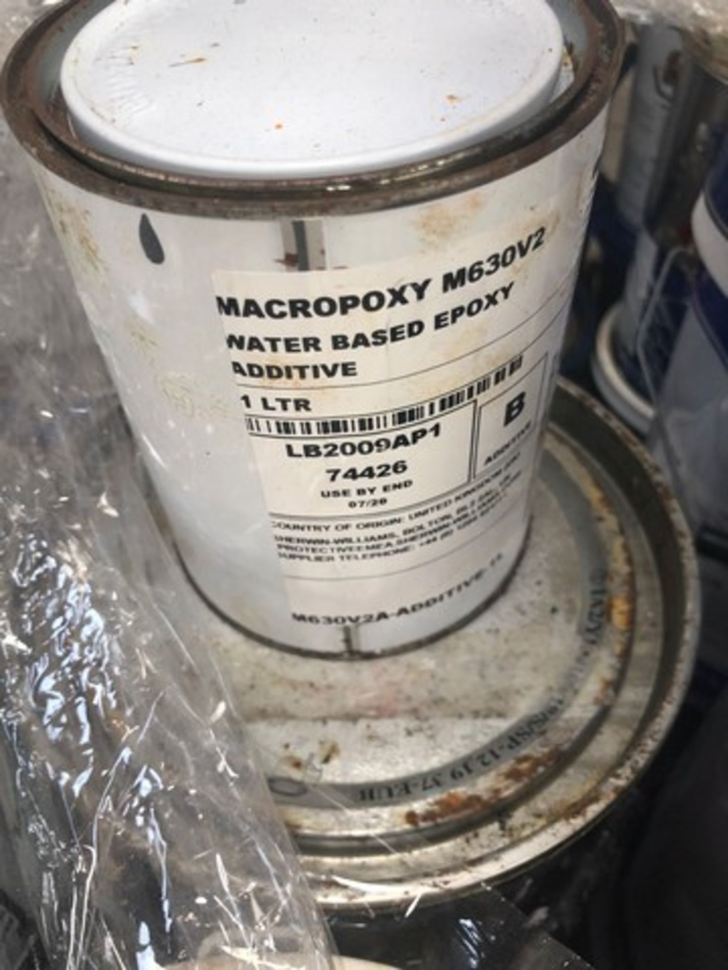 Mixed pallet of Hempadur uniq 47744, kem-kromok 255, macropoxy M630V2 additive approx total 40 tins - Image 2 of 4