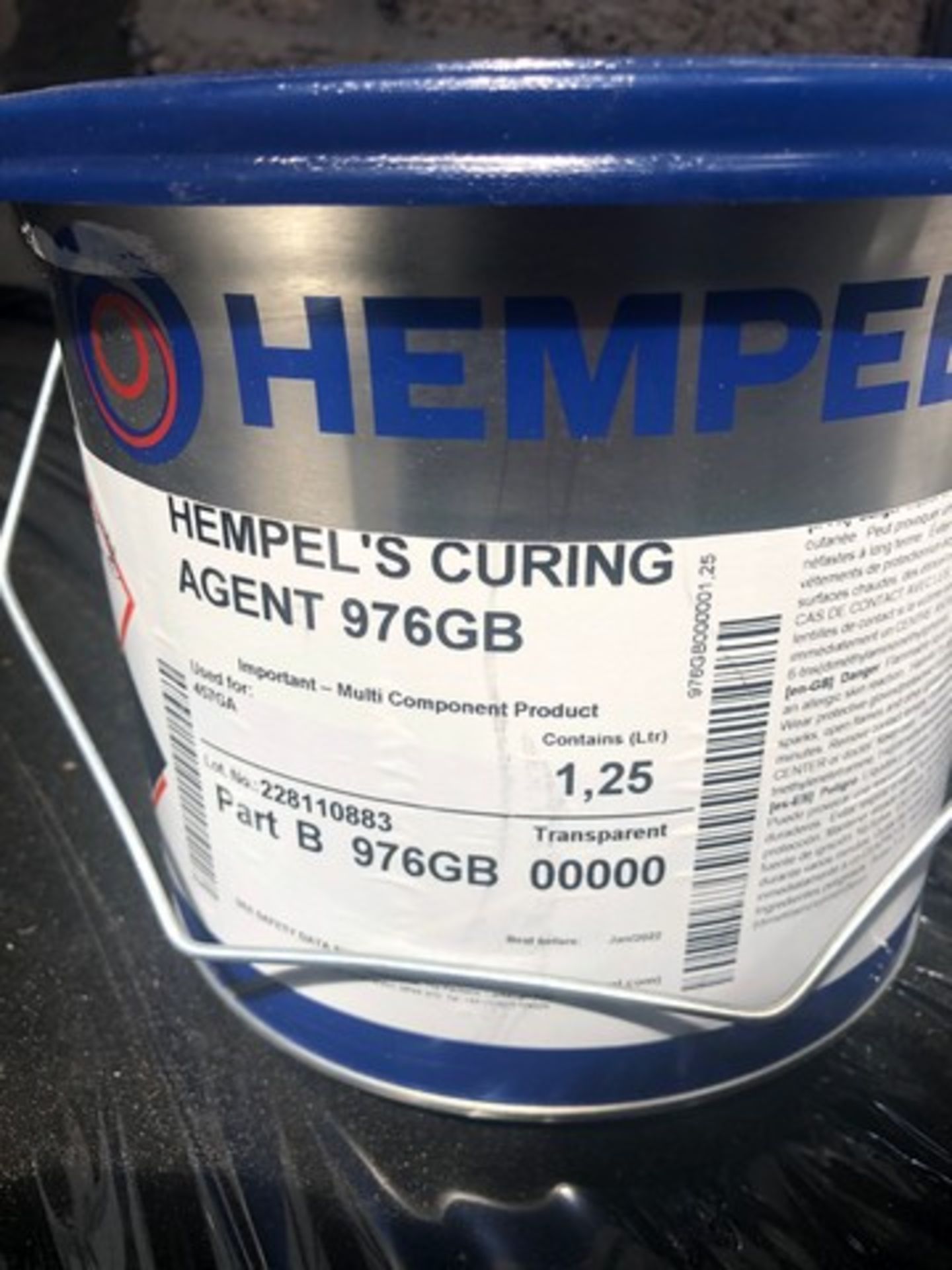 Pallet of Hempel curing agent 976GB approx 60 tins - Image 2 of 3