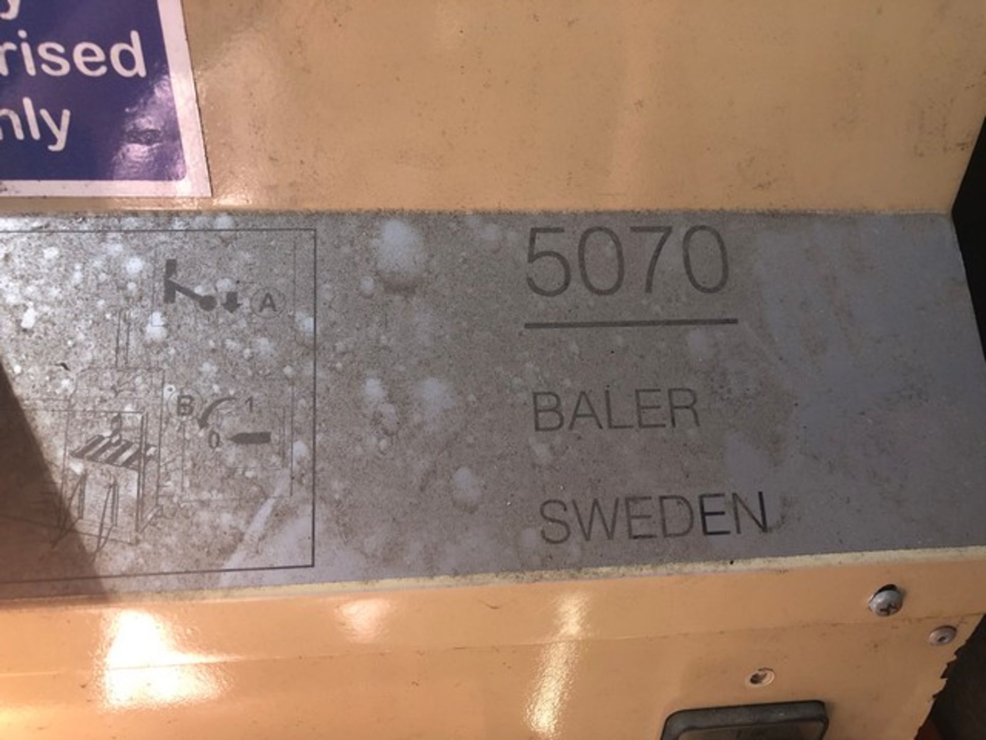 Orwak compact baler sweden 5070 - S.N 41192 Product 4905070-06 - Image 3 of 6