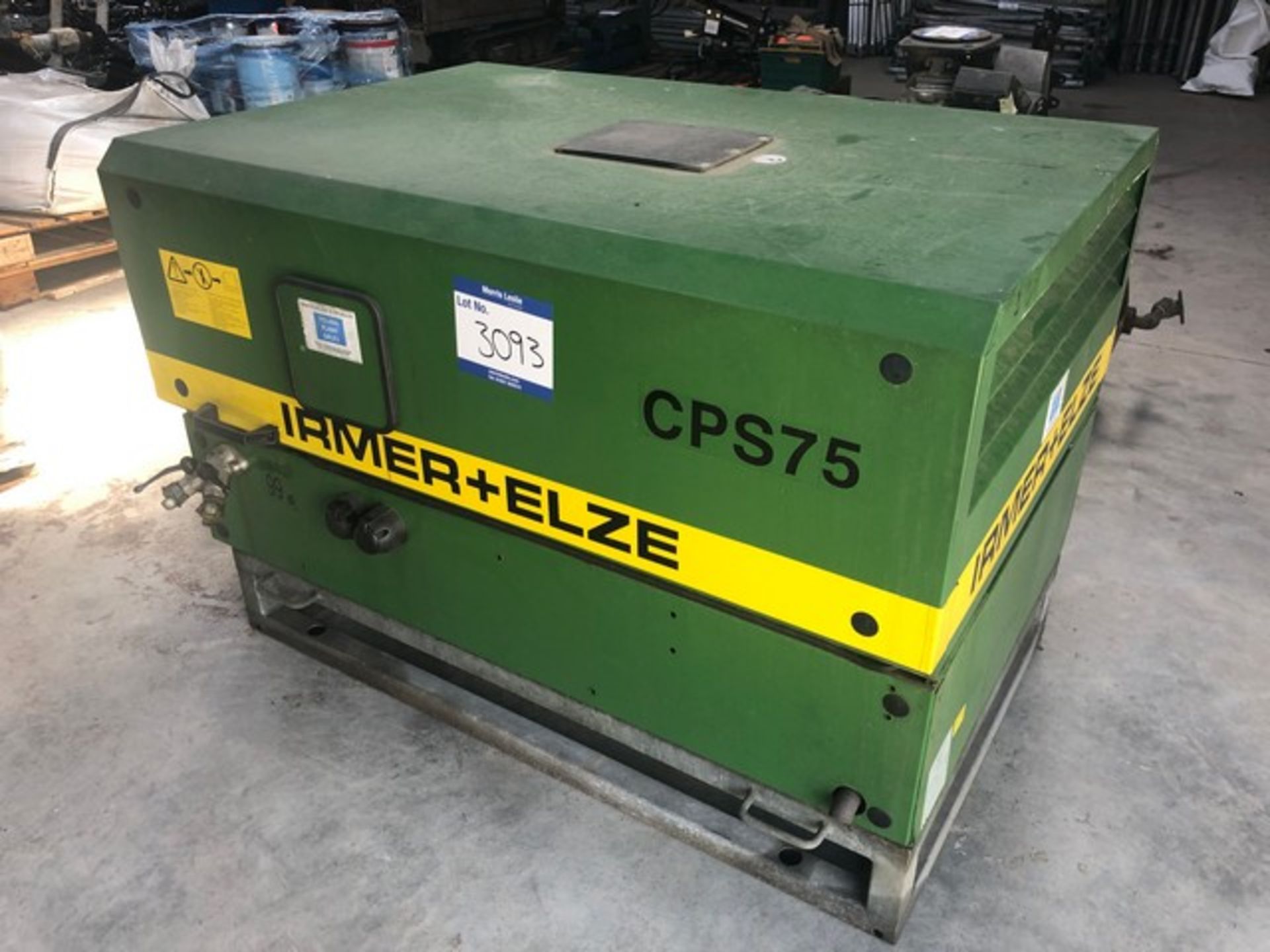 Irmer + Elze portable air compressor S.N WJE01029100000474 Year 2002