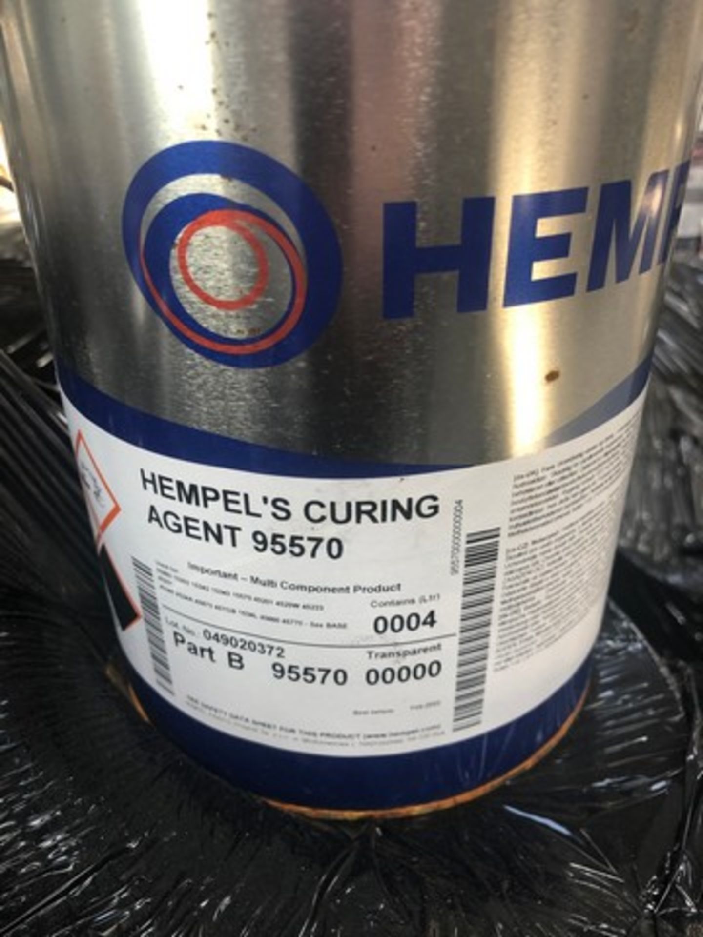 Mixed pallet of Hempel N.S (No Aggregate) 457GA, Hempel curing agent 95570 approx total 30 tins - Image 2 of 2