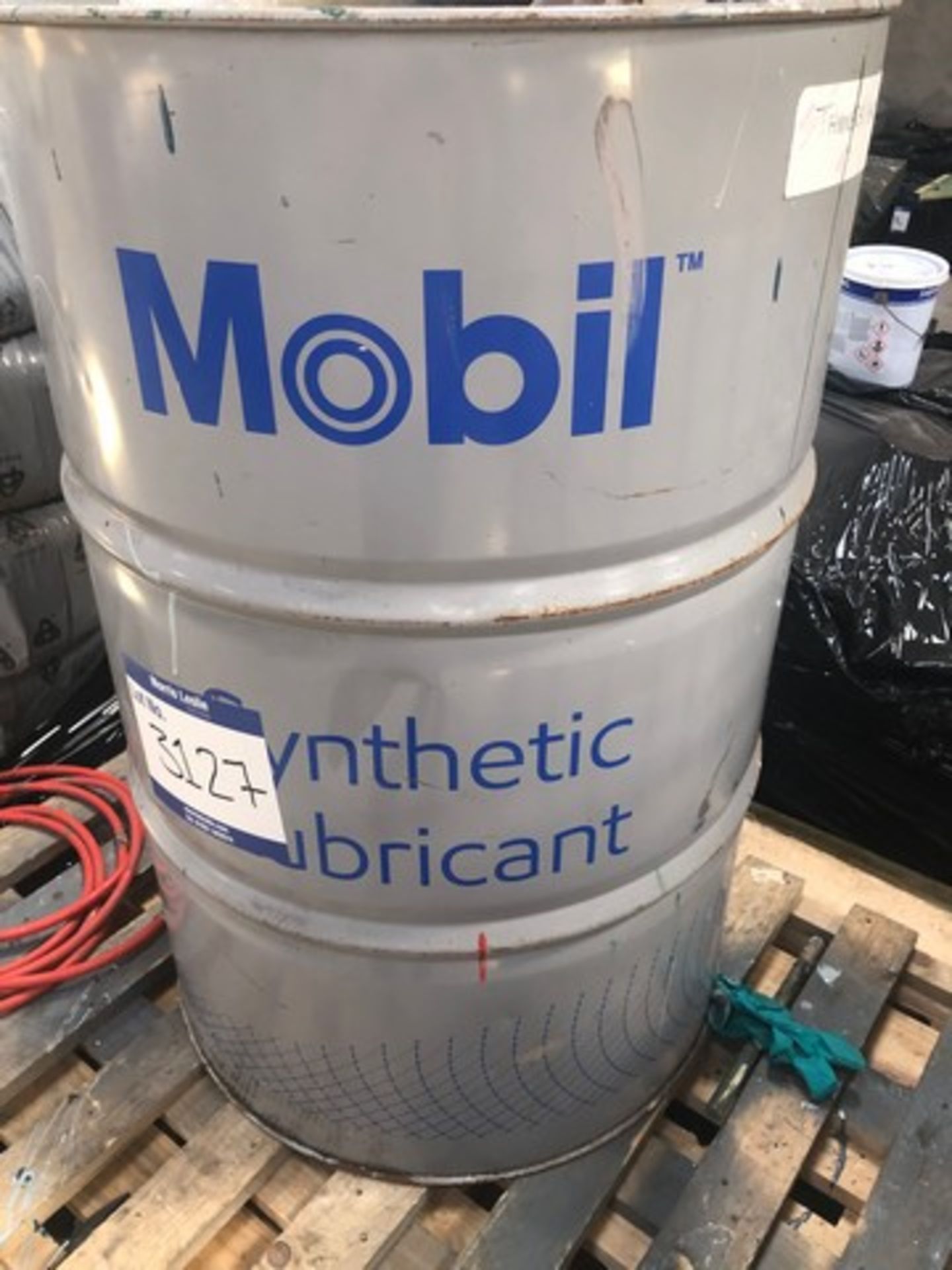 Barrel of synthetic lubricant