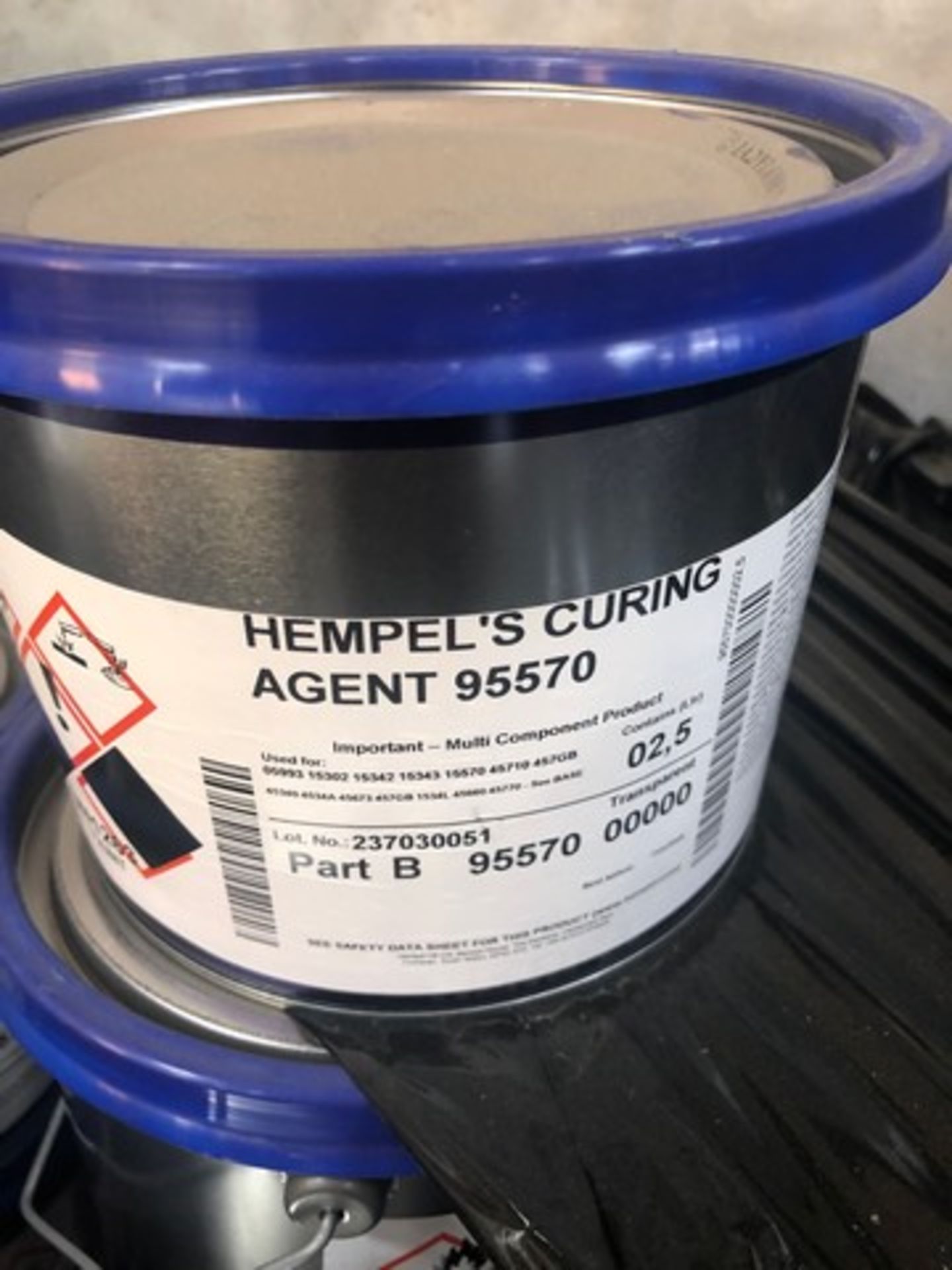 Pallet of Hempel curing agent 95570 approx 30 tins - Image 2 of 2