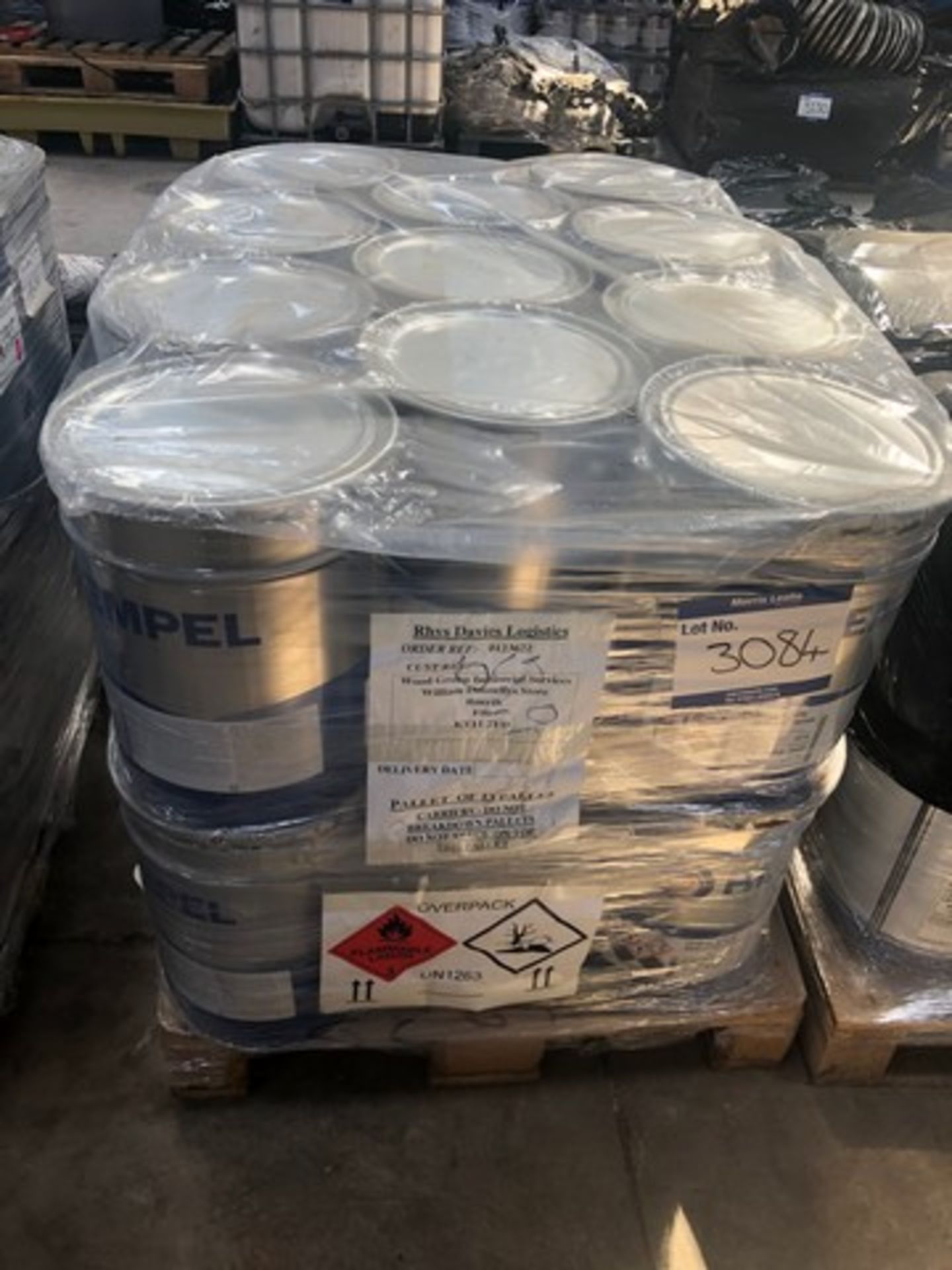 Pallet of Hempel non skid 45340/4534A approx 20 tins