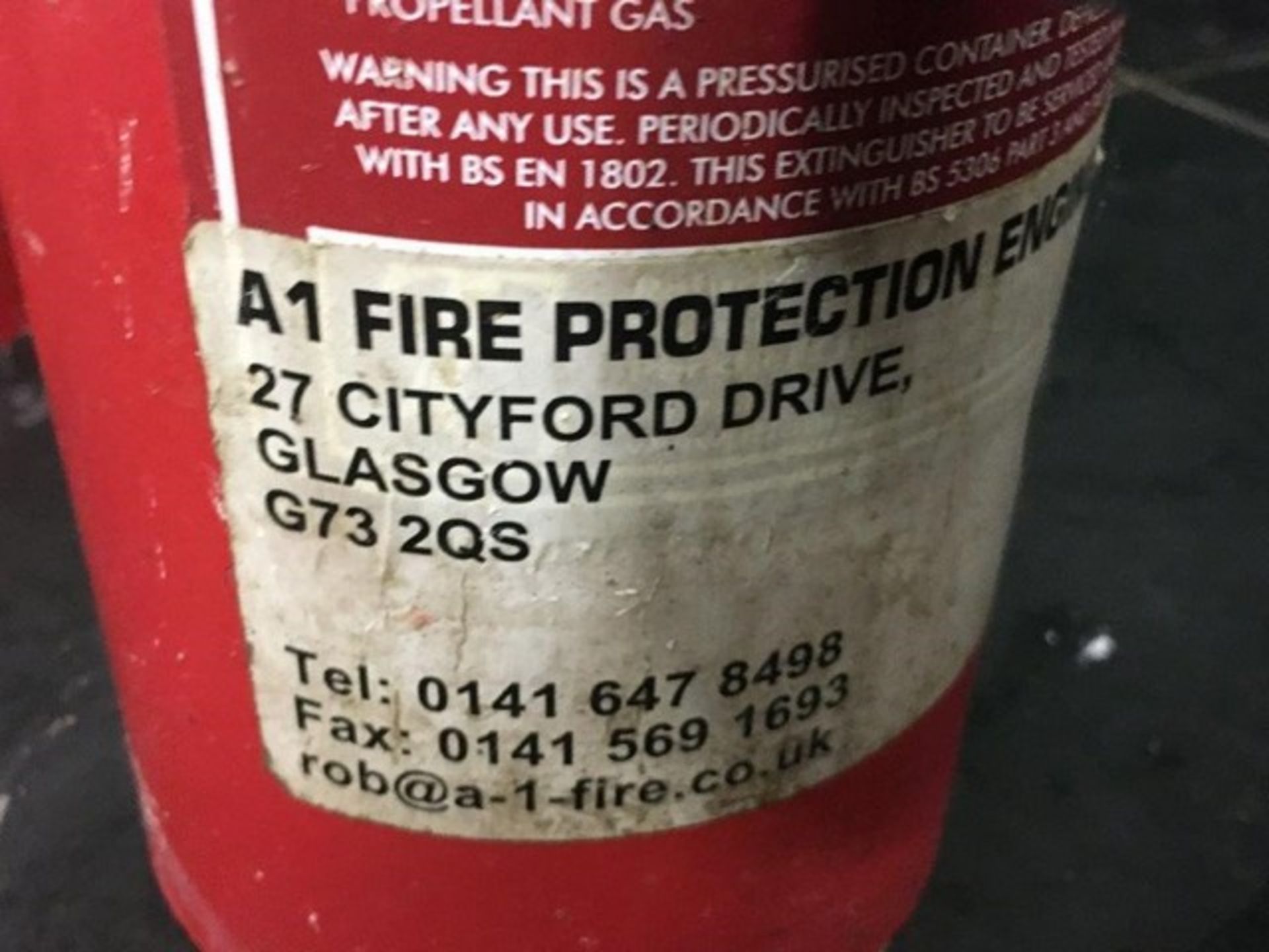 FIRE EXTINGUISHER x3 - Image 6 of 7