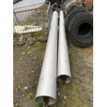 VARIOUS LENGTHS OF STAINLESS STEEL PIPE